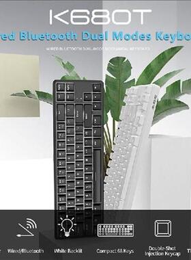 K680T BT Wireless Dual-mode Mechanical Keyboard 68 Keys