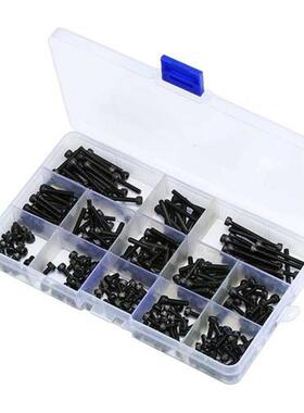 260Pcs M3 12.9 Grade Carbon Steel Hex Socket Cap Head Screw