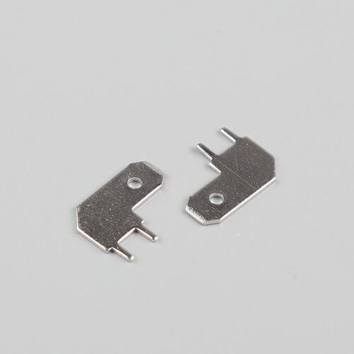 100pcs 6.3 L Inserts Plug Spring Terminal  PCB Solder lug L