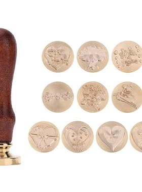 Retro Wax Seal Head Replace Copper Head Brass Sealing Wax St