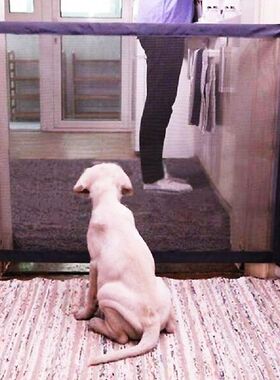 75*110cm Magic Gate Dog Gate Fence For Pets Gate Cage Doay