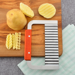 Wolf Tooth Potato Knife Wave Knife Cut Potato Knife Kitchen