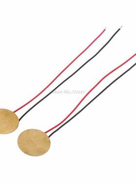 10 Pcs Piezoelectric Piezo Ceramic Wafer Plate Dia 15mm For