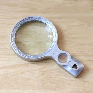 Glass Metal 30X Loupe 75Mm Handheld Magnifying Magnifier