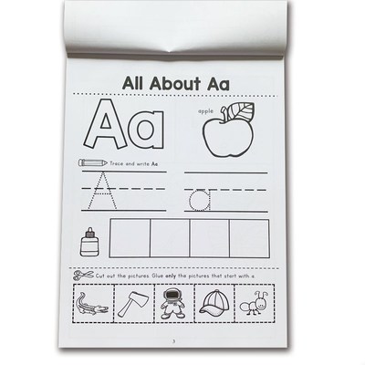 78 Pages/Book Children Learn English letter Homework ABC 26