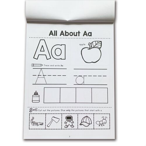 78 Pages/Book Children Learn English letter Homework ABC 26