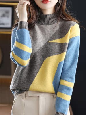 2022 New Ladies Elegant Autumn Winter Sweater Women Pullover