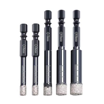 5Pcs/Set Brazing Hole Opener For Drilling Granite Marble Mas