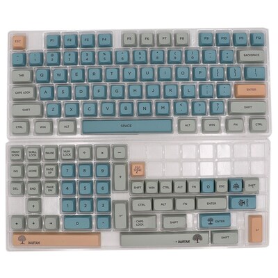 Banyan Theme Ethermal Dye Sublimation Fonts PBT Keycap for W