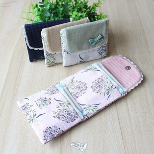 Girls Lovely Women Girl Flower Sanitary Pad Organizer Purse