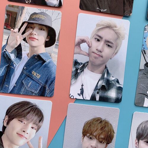 Kpop Stray Kids Photo Card Yellow Miroh Yellow Wood Album Lo