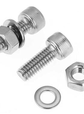 170pcs M5/M6 Hex Socket Head Cap Screws Bolt Washers Nuts Ki