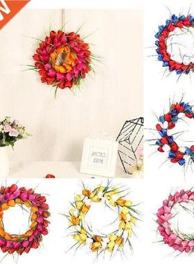 15.7inch rtificil Wreth Frmhouse Silk Grlnd for