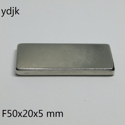 10pcs/lot N35 Rectangular magnet 50x20x5  Neodymium magnet 5