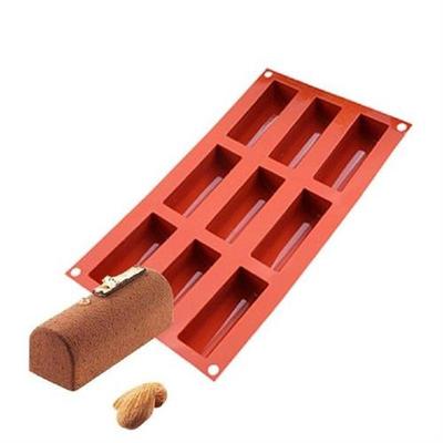 9 Grid Silicone Mold 3D Stick Shape For Chocolate Truffle
