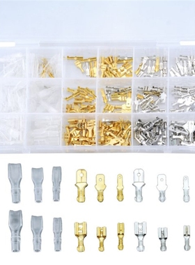 360PCS/BOX 2.8mm 4.8mm 6.3mm Female Male Spade Crimp Termina