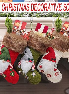 Tahun Baru Natal Stoking Karung Hadiah Natal Tas Permen