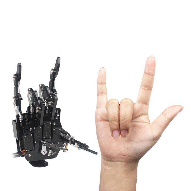 幻尔机器人手掌/uHand机械手指/灵巧手/五指独立/DIY/防堵转舵机