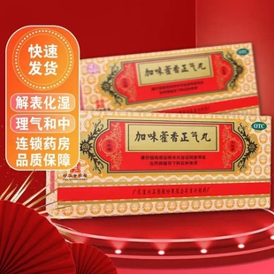 宏兴加味藿香正气丸9g*10丸 解表化湿理气和中 头痛昏重 脘腹胀痛
