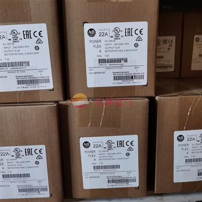 议价AB罗克韦尔变频器 22AD6P0N104 22A-D6P0N104  2.2 kW 质保一