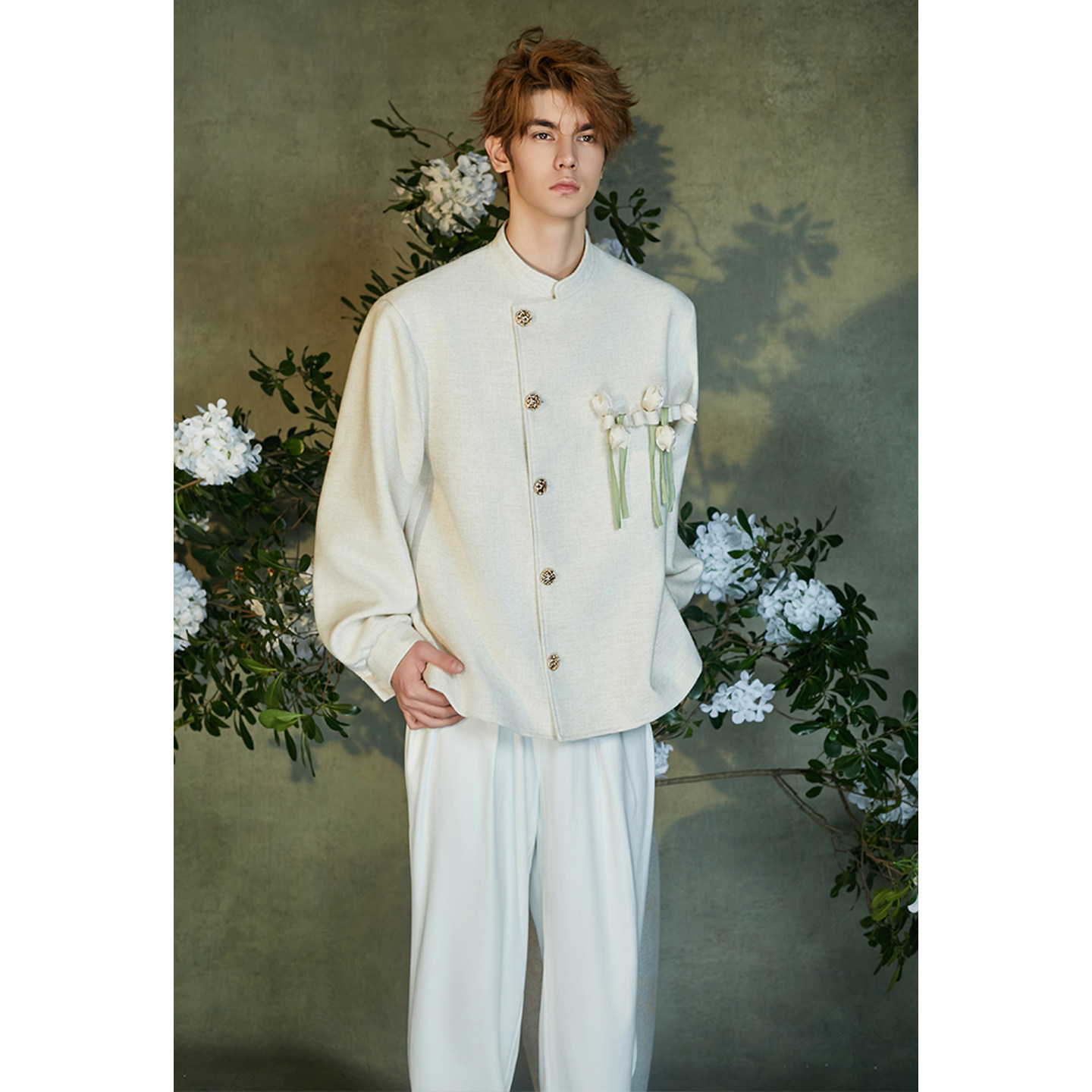 介尺JIECHI新中式休闲西服外套