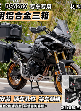 适用隆鑫无极DS625X三箱铝合金大师兄摩托车边箱改装边箱架尾箱架