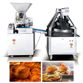 馒头面包搓圆 500克面团自动分割滚圆 直销连续面团分块滚圆机