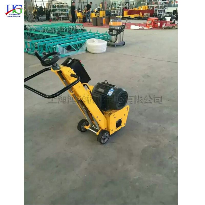 小型道路铣刨机 水泥沥青路面凿毛机 地坪翻新路标清理铣磨机