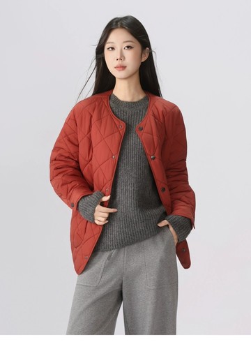 阿玛施商场专柜女装新款质感百搭时尚气质松格新雪丽棉服5400730