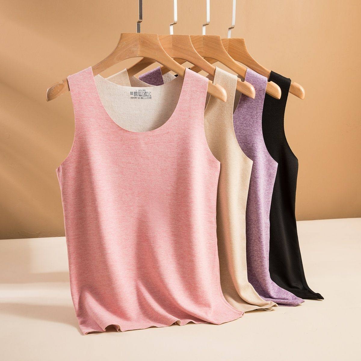 AB面女士无痕保暖内衣背心女装双色打底衫圆领马甲羊绒蚕丝女背心,女士内衣/男士内衣/家居服,保暖背心,淘宝优惠券,粉丝福利购,淘宝优惠卷