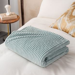 叠石桥毛毯夏季珊瑚绒毯床单人子空调毛巾被春秋薄款盖毯垫法兰绒