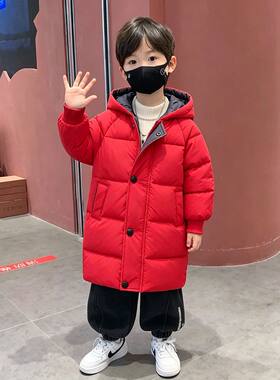 反季儿童冬季棉服棉衣宝宝冬装中长款棉服男女童加厚外套韩版洋气