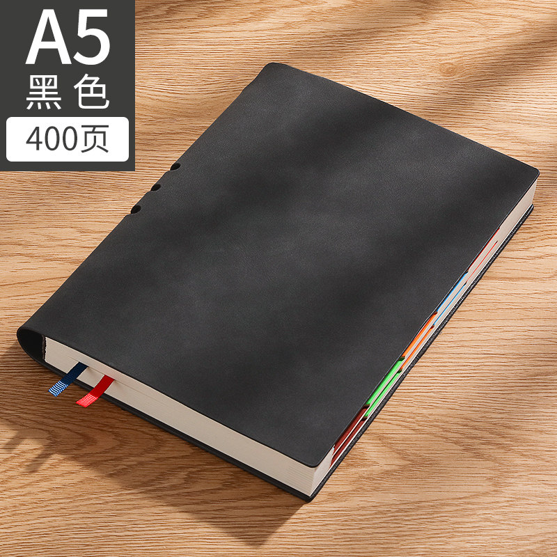 노트북 맞춤형 인쇄 가능한 로고 두꺼운 일기 A5 비즈니스 작업 회의 기록부 2024 펜 삽입 사무용품 문구 부드러운 가죽 메모장이 포함된 새로운 분류 가죽 노트북