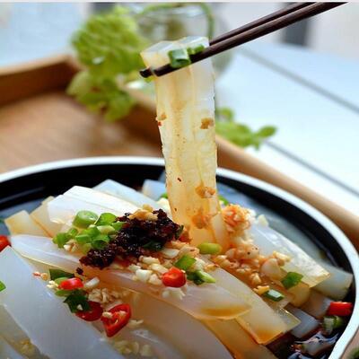 会宁纯扁豆豌豆淀粉甘肃凉粉专用小白豆粉面食OGS品用产邮4包粉00