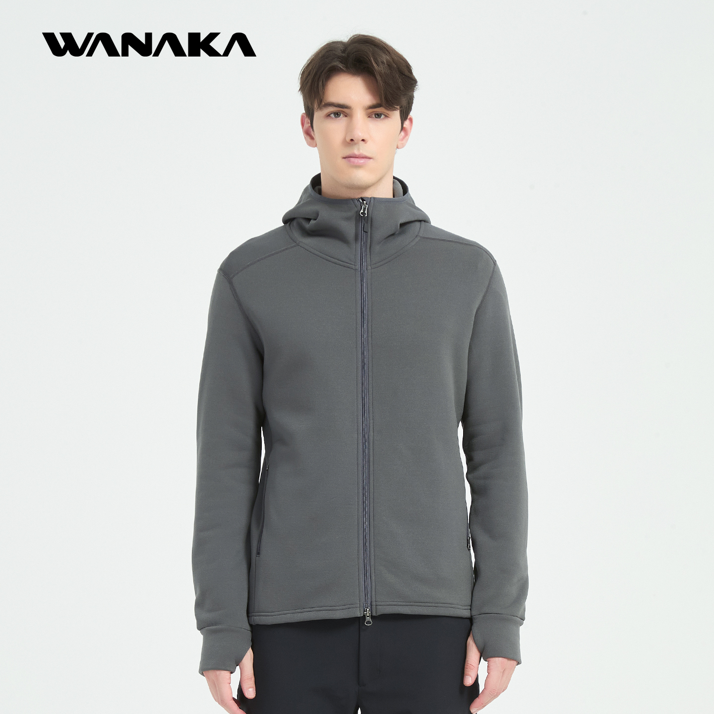 高蓬抓绒衣男保暖防寒透气