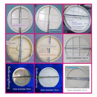 玻璃钢化粪池井盖人孔检查口观察口带锁扣污水处理盖子外接管盖