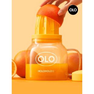 holoholo玻璃杯家用耐高温茶水分离杯子女高硼硅吸管杯大容量水杯