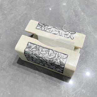 漱格桌面纸巾盒抽纸盒收纳盒家用客厅餐茶几轻奢多功能纸抽盒创意