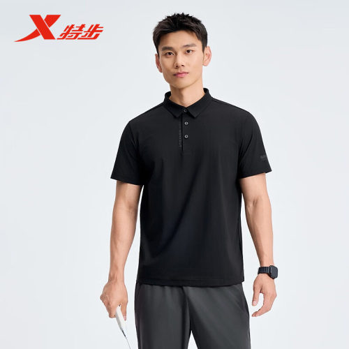 特步2026男士冰感短袖POLO衫