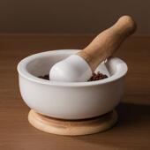 手动陶瓷研磨碗器磨粉碗压蒜器蒜蓉磨泥姜泥器果泥副食品泥宝宝副