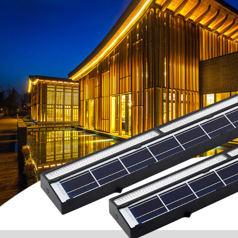 太阳能洗墙灯户外防水别墅庭院工程亮化轮廓线条灯围墙广告泛光灯