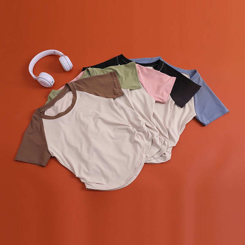 短袖紧身显瘦短袖运动上衣