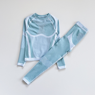 滑雪速干衣女士保暖压缩功能内衣排汗透气运动户外贴身打底衫套装