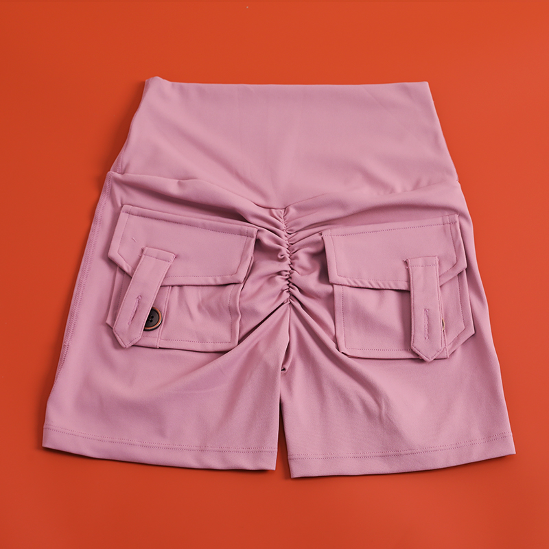 1提臀瑜伽裤工装风速干运动口袋