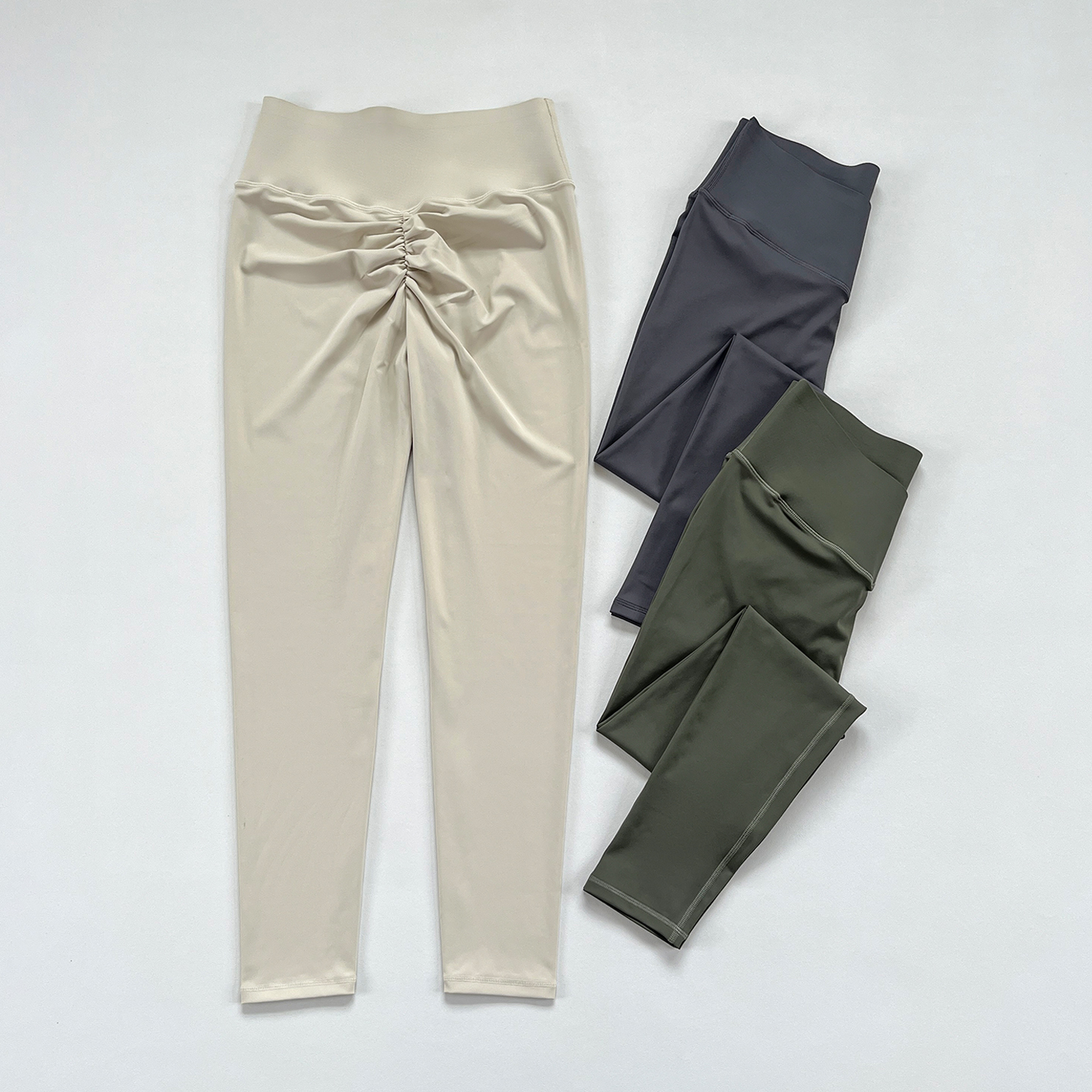 弹力显瘦瑜伽速干健身裤蜜桃裤