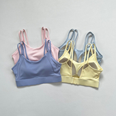 新款 运动内衣防震跑步瑜伽背心聚拢一体式 专业普拉提文胸运动文胸