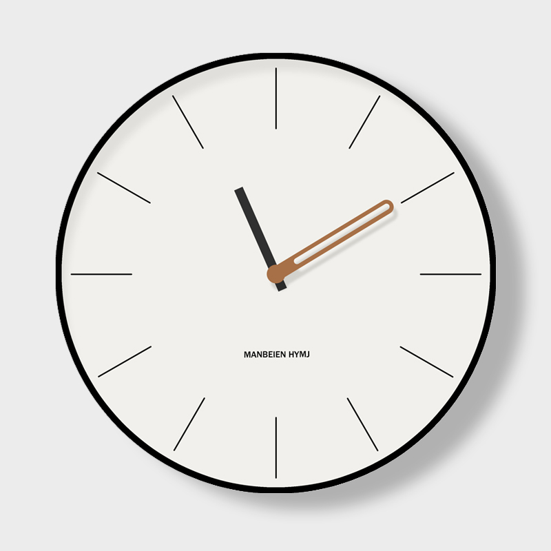 钟表挂钟客厅2024新款极简艺术创意简约现代大气家用装饰挂墙时钟