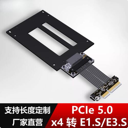 TPCIe5.0x4转E1.S/E3.SSSD延长
