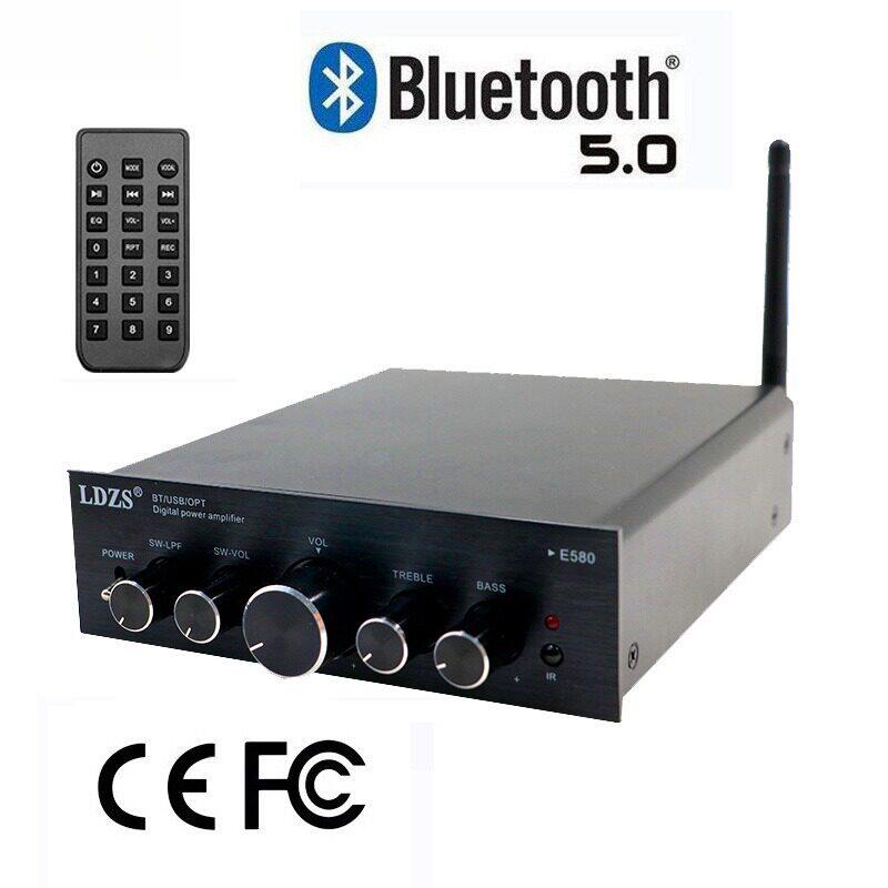 新款数字小型功放桌面发烧音响蓝牙5.0大功率汽车功放机用