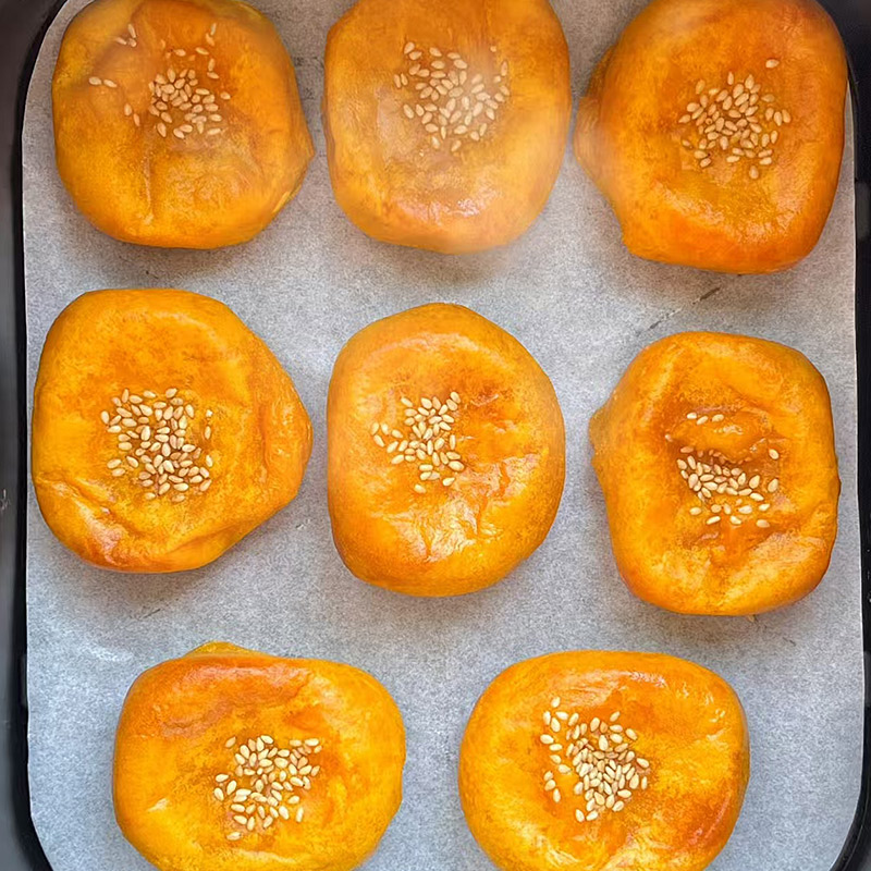 南瓜芝麻麻薯饼馅饼煎饼营养懒人早餐传统糕点半成品速冻食品